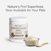Bovine colostrum powder for pets